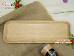 Khay gỗ chữ nhật, dài 35x12cm