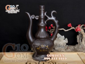 Nậm rượu logo thương hiệu