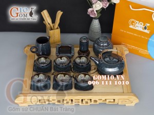 Ấm chén men hỏa biến