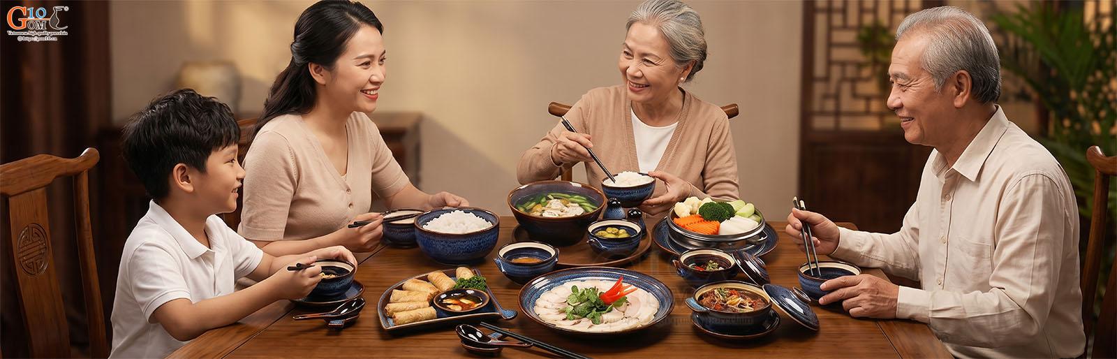 Bộ đồ ăn gia đình