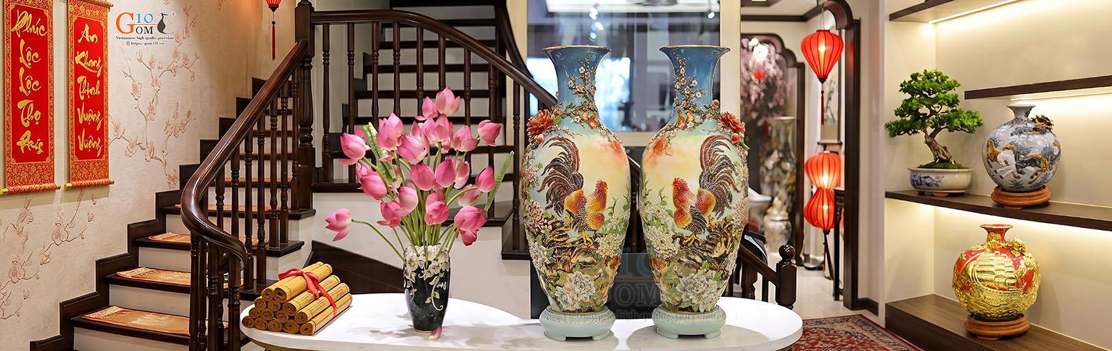 Gốm sứ decor phong cách hiện đại