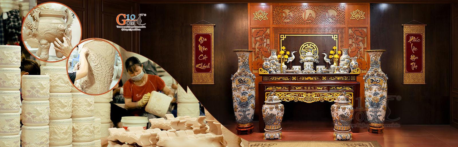Gốm sứ Tâm Linh - Đồ thờ