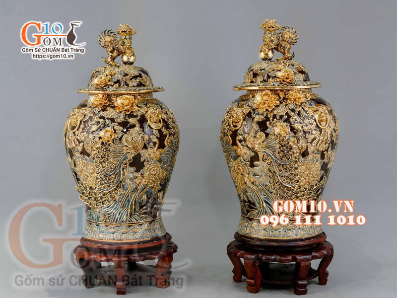 “Mãn Nhãn” Trước Bộ Sưu Tập Chóe Phong Thủy Gốm Sứ Bát Tràng Cao Cấp