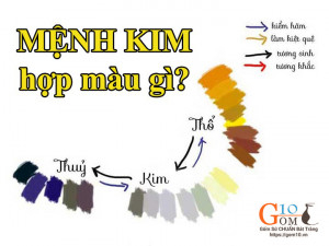 Mệnh Kim hợp màu gì, kị màu gì? Màu hợp với mệnh Kim