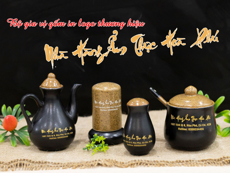 Hàng Trăm Bộ Đựng Gia Vị Về Với Nhà Hàng Ẩm Thực Hoà Phú - Hồ Chí Minh