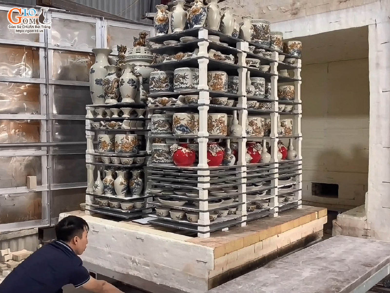 Tìm hiểu về quy trình nung đốt các sản phẩm Bát Tràng