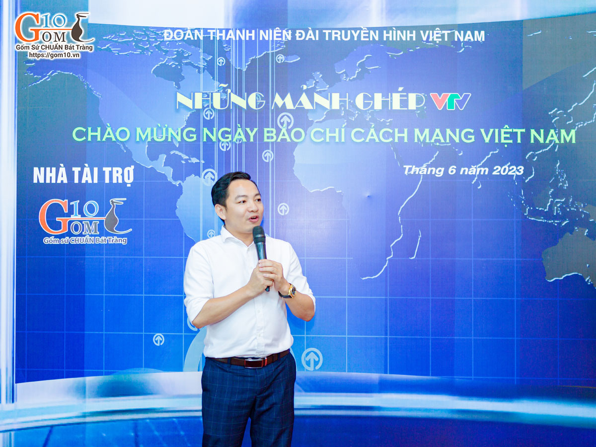 Gốm 10 vinh dự đồng hành cùng VTV chương trình Chào Mừng Ngày Báo Chí Cách Mạng Việt Nam