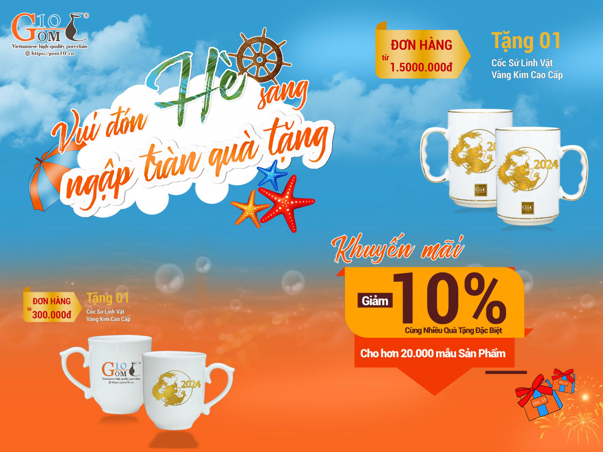 Vui Đón Hè Sang - Ngập Tràn Quà Tặng cùng Gốm 10