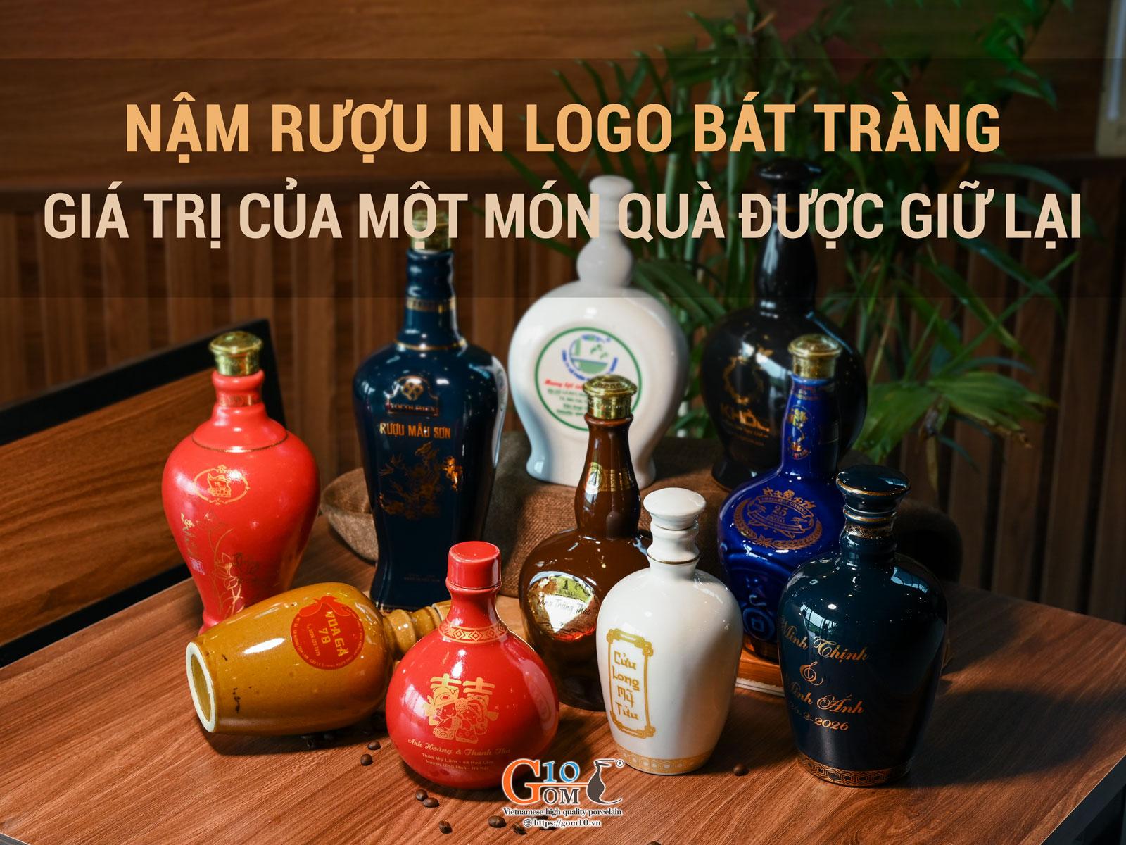 Nậm Rượu In Logo Bát Tràng – Giá Trị Của Một Món Quà Được Giữ Lại