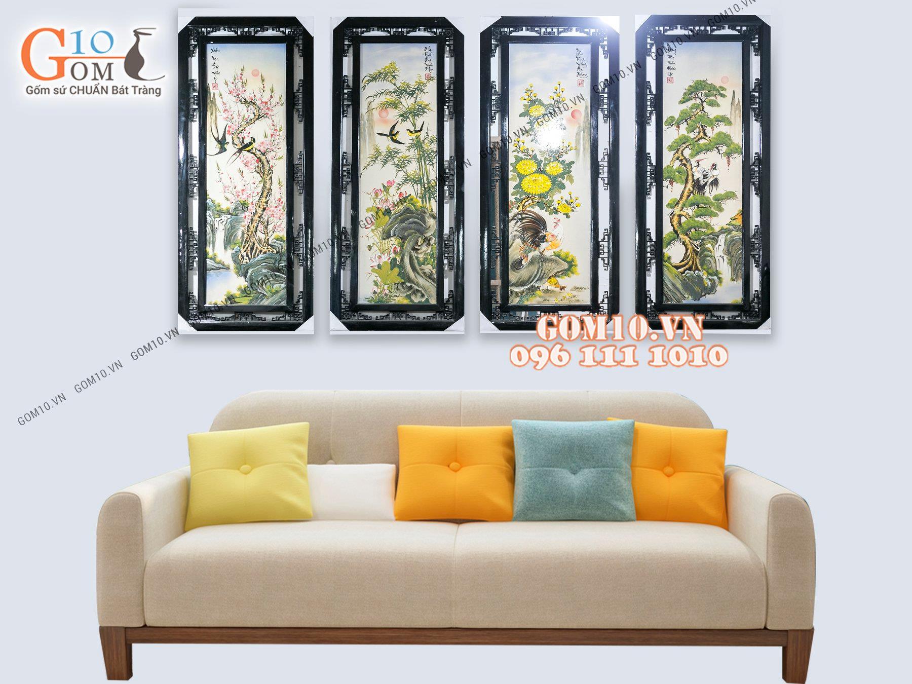 Mua Tranh Gốm Sứ Bát Tràng Ở Đâu Giá Rẻ, Đẹp, Chất Lượng?