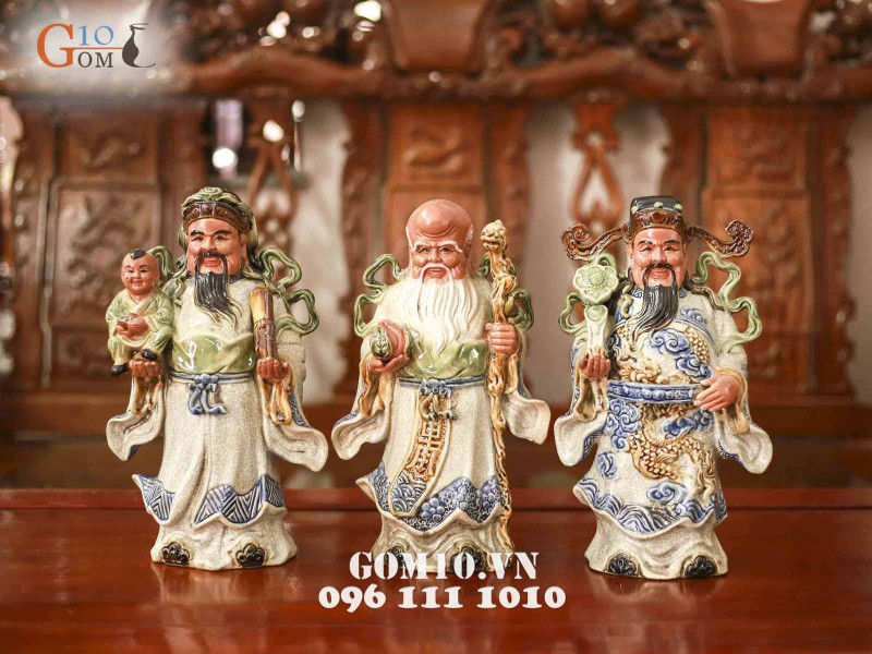Ý nghĩa của từng ông trong tượng Phúc Lộc Thọ bạn cần biết