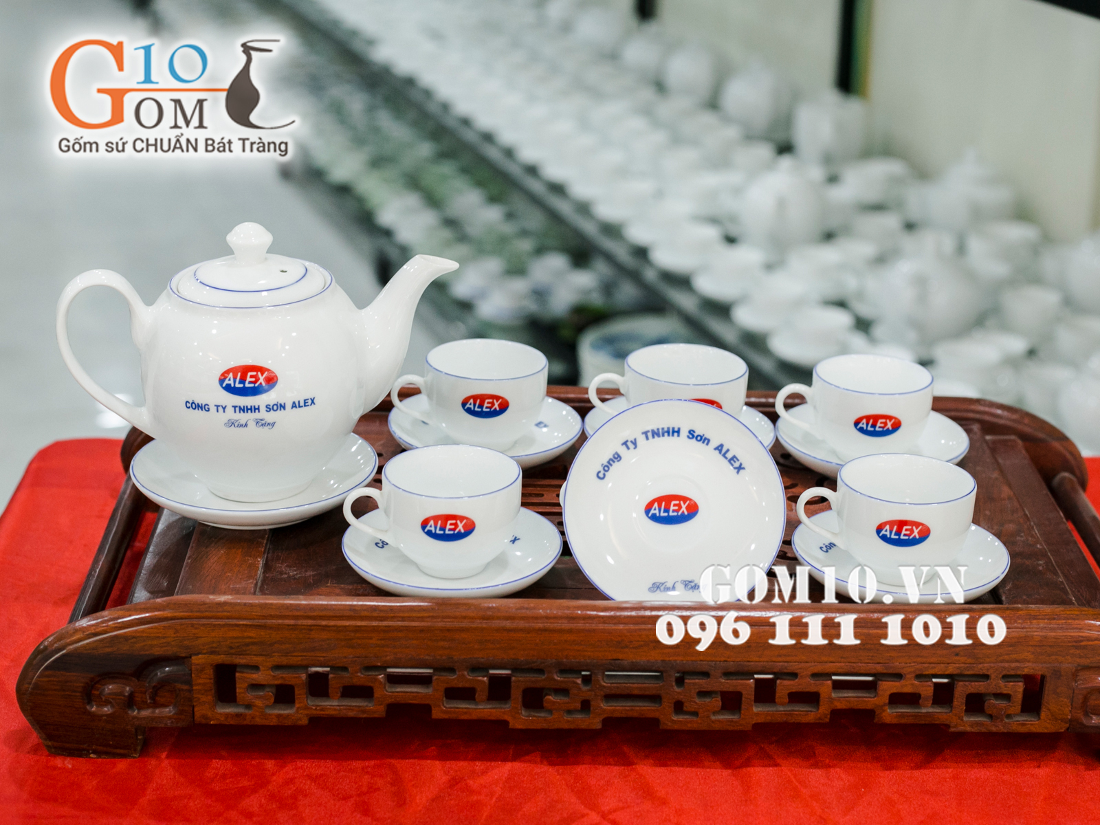 Top Những Mẫu Ấm Chén Trà In Logo Bát Tràng Làm Quà Tặng Cao Cấp, Giá Rẻ, Chất Lượng