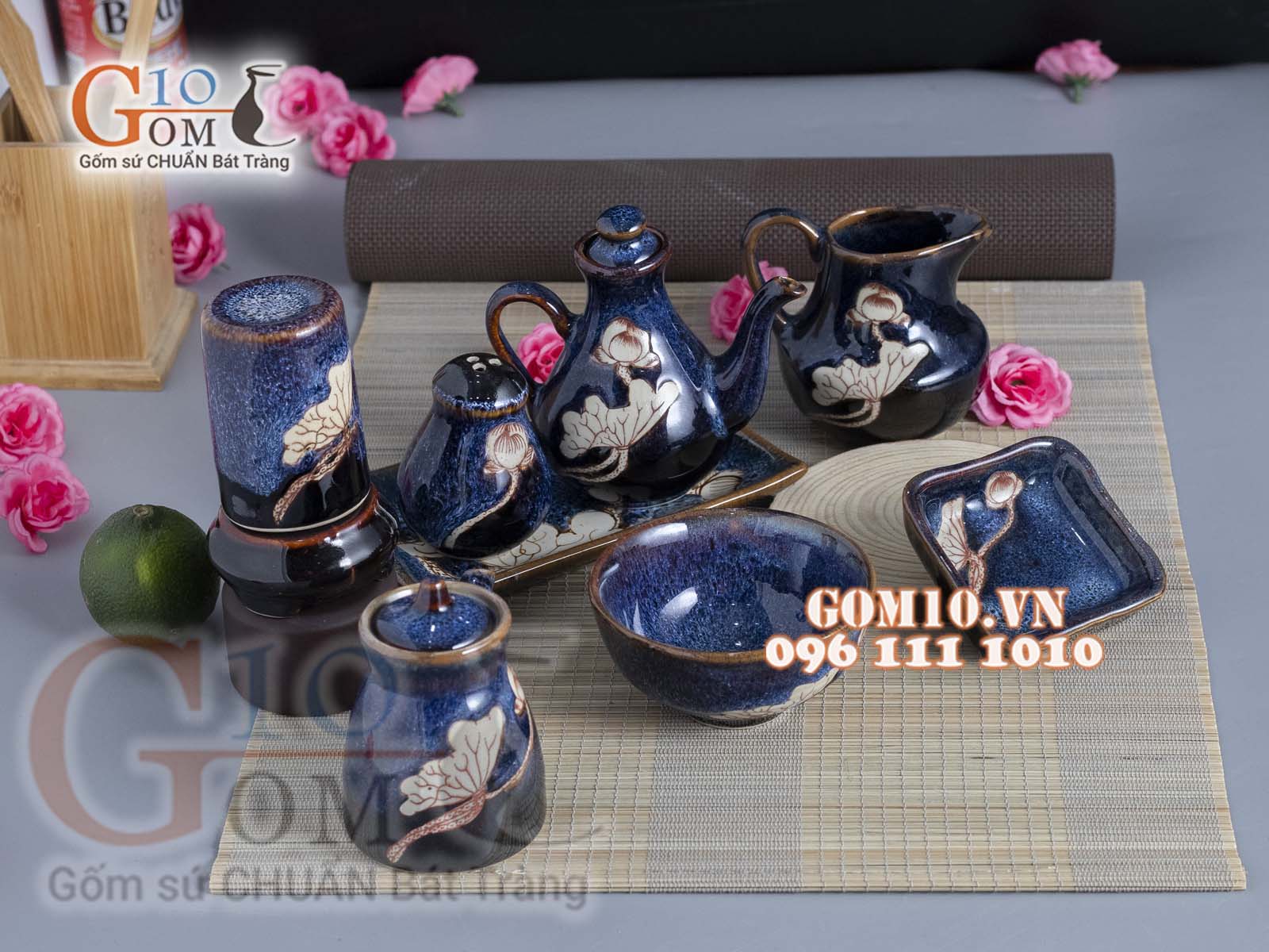 Bộ Đựng Gia Vị Gốm Sứ Khiến Các Bà Nội Trợ Mê Mẩn