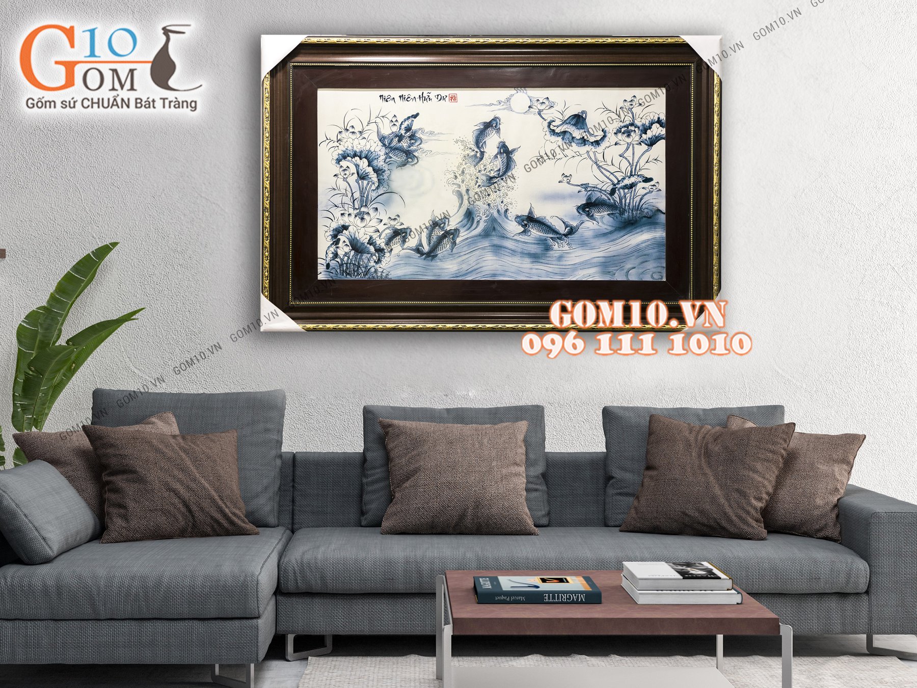 Cách Chọn Tranh Gốm Sứ Và Treo Như Thế Nào Để Hợp Phong Thủy?