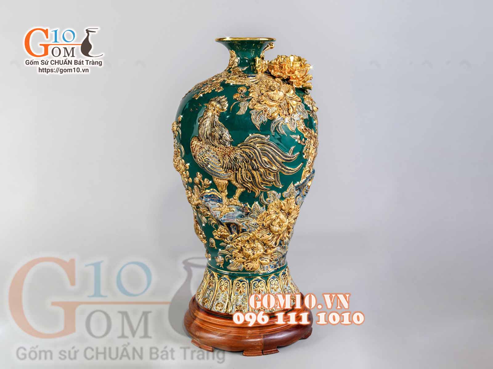 Mai Bình Tích Lộc Bát Tràng Dành Cho Người Mệnh Hoả