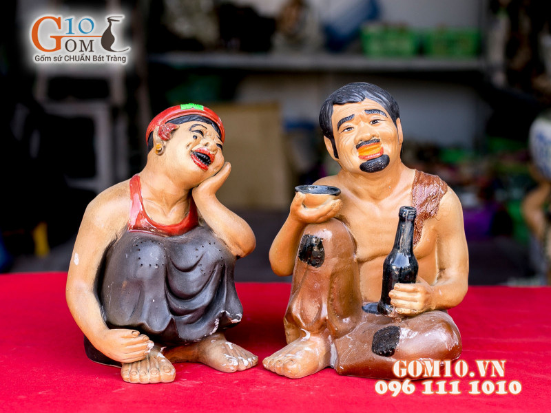 Mua Tượng Chí Phèo - Thị Nở Gốm Sứ Bát Tràng Ở Đâu Đẹp, Chất Lượng?