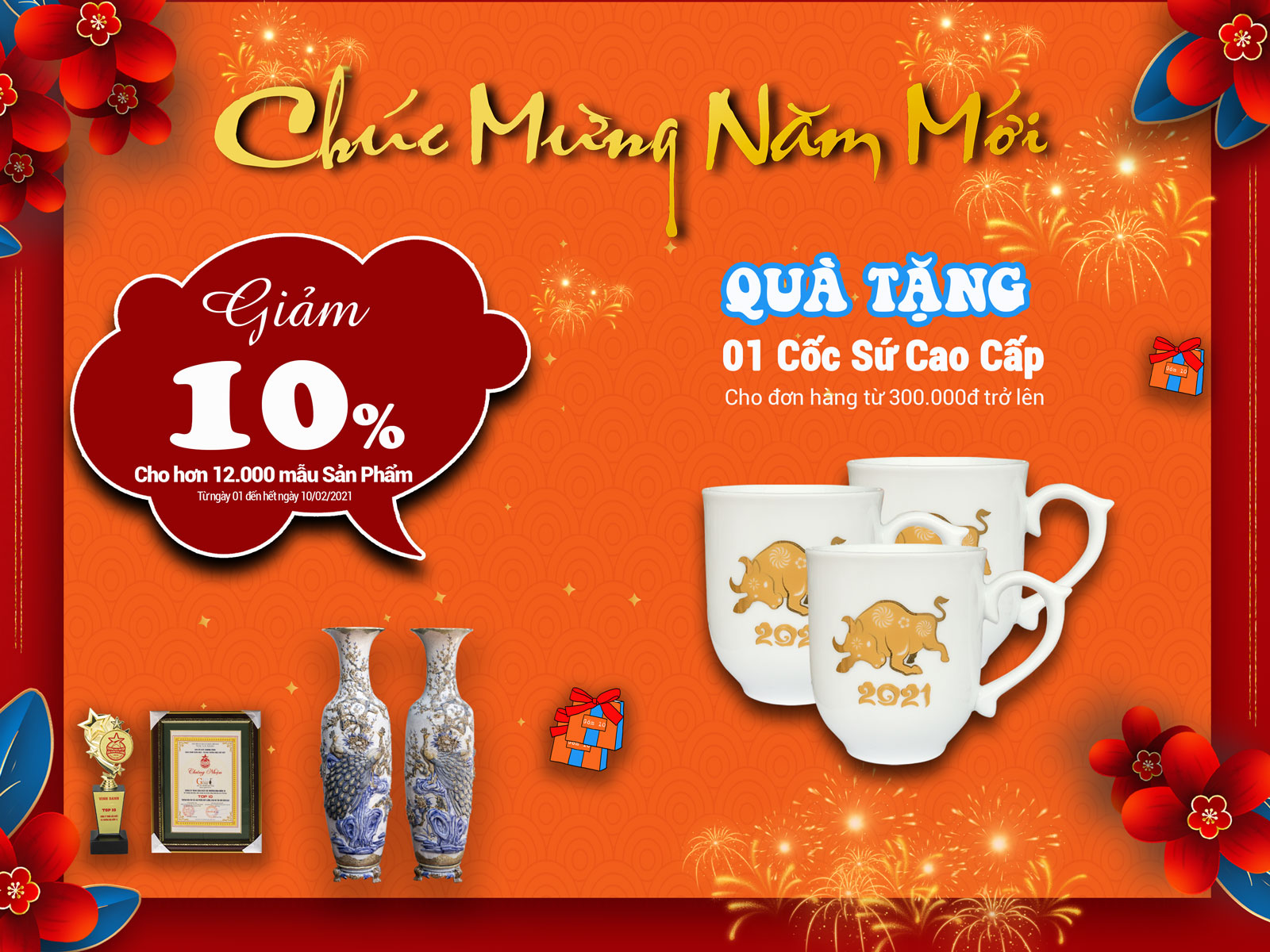 ĐÓN TẾT RỘN RÀNG - NGẬP TRÀN QUÀ TẶNG.