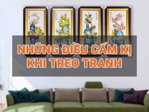 Tranh Gốm Bát Tràng Và Những Điều Cấm Kị Khi Treo Tranh