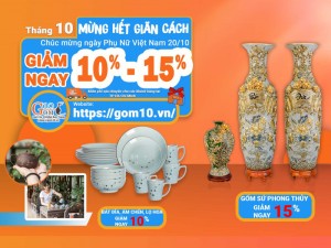 Tháng 10 Mừng Hết Giãn Cách Khuyến Mãi Giảm Giá Lên Đến 15%