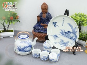 Họa tiết Phi Minh Túc Thực trong gốm sứ Bát Tràng
