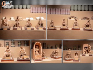 Bộ 14 Mô hình tượng thợ Gốm Bát Tràng diễn tả các bước để hoàn thiện một sản phẩm Gốm Sứ Bát Tràng