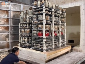 Tìm hiểu về quy trình nung đốt các sản phẩm Bát Tràng