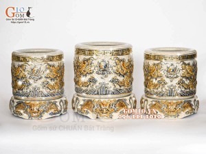 Đồ thờ cúng gia tiên vẽ vàng 24k ĐẲNG CẤP - SANG TRỌNG