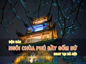 Độc đáo ngôi chùa phủ đầy gốm sứ ngay tại Hà Nội