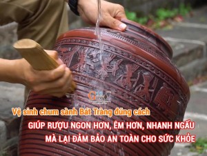 Mách bạn cách vệ sinh chum sành Bát Tràng đúng cách