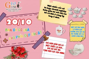 Gợi ý 4 mẫu quà tặng gốm sứ ngày 20/10 ý nghĩa, chất lượng từ Gốm 10