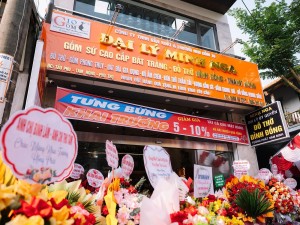 [PHÚ THỌ] KHAI TRƯƠNG ĐẠI LÝ NHƯỢNG QUYỀN MINH NGA – GỐM 10