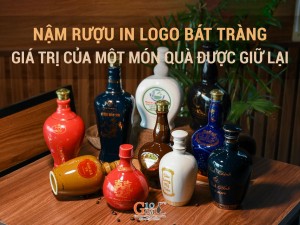 Nậm Rượu In Logo Bát Tràng – Giá Trị Của Một Món Quà Được Giữ Lại