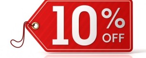 Giảm giá 10 % cho những đơn hàng đặt trên website