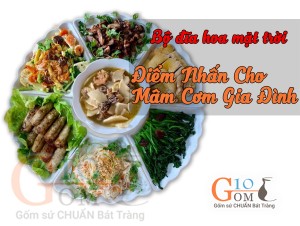 Bộ Đĩa Hoa Mặt Trời - Điểm Nhấn Cho Mâm Cơm Gia Đình Ngày Lễ Tết