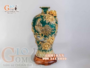 Mai Bình Tích Lộc Bát Tràng Dành Cho Người Mệnh Hoả