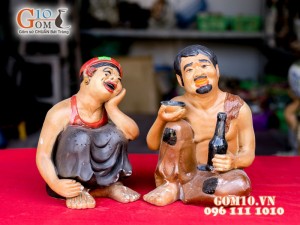 Mua Tượng Chí Phèo - Thị Nở Gốm Sứ Bát Tràng Ở Đâu Đẹp, Chất Lượng?