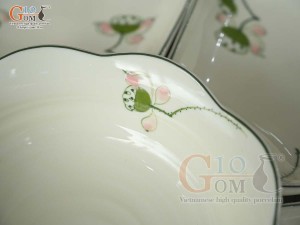  Bộ hoa mặt trời men kem vẽ Đài Sen 45cm,15 chi tiết 