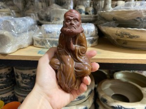  Tượng gốm Bồ Đề Đạt Ma ngồi thiền