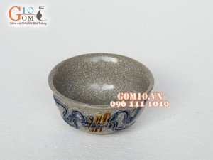 Bát thờ men rạn nổi