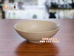 Bát tô loe men gốm chỉ xanh 20cm