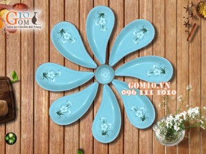 Bộ 8 đĩa giọt nước Ngọc Thanh Dương