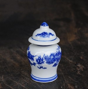 Chóe men trắng 15cm