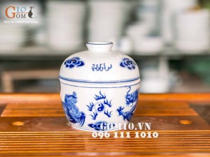 Bát nắp to vẽ rồng