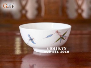 Bát cơm chuồn chuồn tre