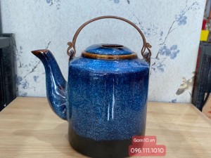 Ấm tích men hoả biến thiên hà, 1.5L