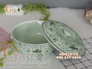 Âu cơm họa tiết Tre Trúc Cổ, đường kính 20cm