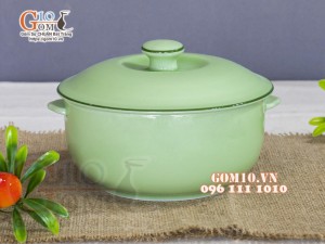 Âu cơm men ngọc trơn cao cấp, đường kính 16cm