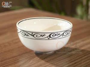 Bát cơm men cổ vẽ hoa móc (Hàng Đặt SX)
