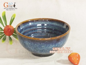 Bát cơm men hỏa biến thiên hà
