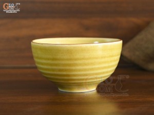 Bát cơm men hoàng thổ vẽ hoa